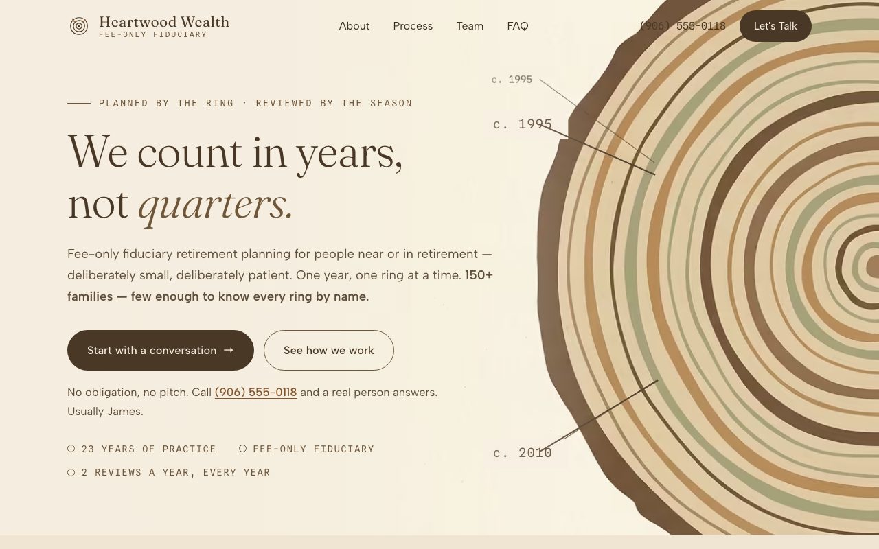 Heartwood Wealth site
